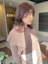 ヘアー アイス ルーチェ(HAIR ICI LUCE) ピンクカラー ピンクラベンダー ブリーチなしカラー /林