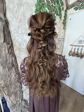 シュシュ(Chouchou.) ハーフアップ