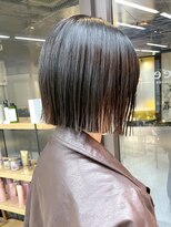 ミィ 表参道(mee.)&nbsp;切りっぱなしボブ/エアリーロング/美髪/ピンクブラウン/表参道