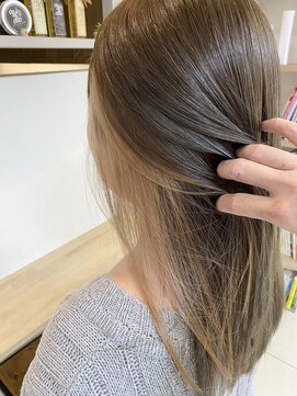 リアン(Lien) インナーカラー/ミルクティーベージュ