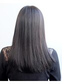 ブラウン#ブリーチなし#ストレート#ダメージレスカラー#豊橋