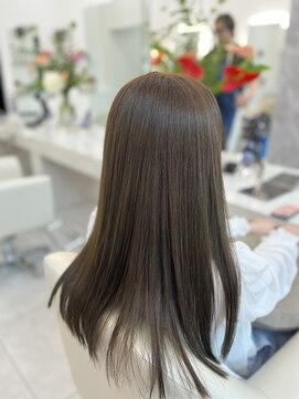 アオ 甲府本店(AO) AO hair ブリーチなしグレージュカラー