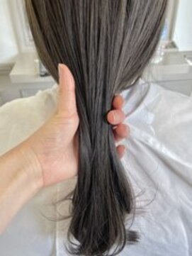 ヘアーアイスカルテット(HAIR ICI QUARTET) 大人可愛い透明感ブリーチなしグレージュオリーブベージュ