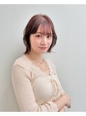 外ハネボブ　レイヤーボブ　切りっぱなしボブ