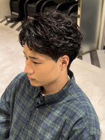 ゼスト リル 新宿(ZEST lill)&nbsp;短髪パーマ フェザーパーマ フェザーショート 新宿