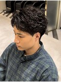 短髪パーマ フェザーパーマ フェザーショート 新宿