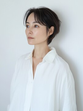 ブリリアント ルア 国立店 ミディアムヘア/暗めカラー/グランマッシュ/国立