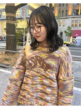 ロチカバイドールヘアー 心斎橋(Rotika by Doll hair) グレージュ　ウェーブ巻き