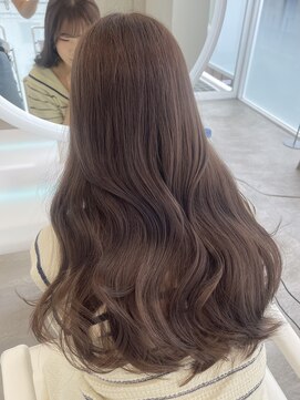 アイシー 表参道(ICY) ブリーチなしダブルカラーでミルクベージュ