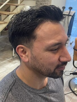 クラップス 横須賀中央店(CLAPS) ビジネスショートメンズマッシュツイストパーマツーブロック