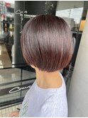 コンパクトボブ×シアーピンク