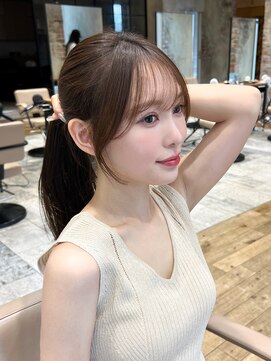 アフロート ルヴア(AFLOAT RUVUA) *20代30代40代◎結んだ時も可愛い顔まわりレイヤー前髪新宿