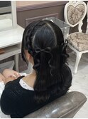 あみこみかみりハーフツイン