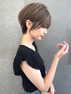 ロンドブルーム 天神大名店(Lond Bloom) イメチェンショート外ハネボブ美髪ブルーブラックワイドバング