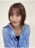 レイヤーボブ/顔まわりレイヤー/ボブ/外ハネボブ/小顔/表参道