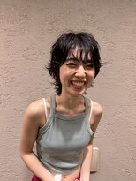 アクト(ACT) 平安座 育海のショートウルフパーマ