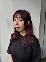 エレノア 梅田店(Eleanor)&nbsp;ブリーチあり◎透け感ピンクパープルカラー