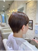 襟足スッキリ似合わせショート