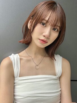 トルネード(TORNADO) 韓国ボブ フェイスレイヤー 大人可愛い透明感ボブ A0922