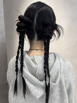 ミース(MIES)&nbsp;カチモリヘア／ヘアアレンジ/ロングアレンジ/担当者あまね