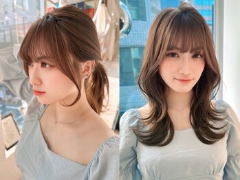 ルーブル(Louvre)の写真/【岐阜駅】業界屈指のデザイナー達が柔らかいカットラインで小顔ヘアを叶える★憧れの韓国風くびれへアも◎