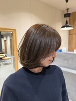 レックスヘアーインターナショナル(ReX HAIR INTERNATIONAL) 【山嵜 栞】ミディアムレイヤー/ブラウンカラー/心斎橋