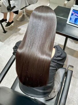 ソヨン 栄店(SOYON) 似合わせカット/イメチェン/ダークグレー/脱白髪染め/前髪