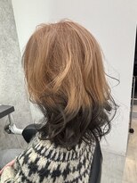 プレジールバイラファブリック(PLAISIR by LA FABRIQUE)&nbsp;【下田】ブリーチデザイン　毛先カラー