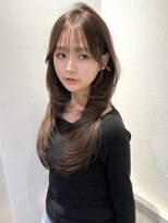 ロンプ(romp)&nbsp;レイヤーカットロングレイヤーハイレイヤー顔周りレイヤーiii