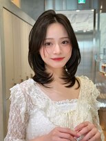 ロンド エスポワール 錦糸町(Lond espoir)&nbsp;ミディアムレイヤーカットハイライトカット似合わせカット