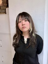 ヘアー アレス(hair ales)&nbsp;イメチェン　アンブレラカラー　デザインエクステ　ハイライト