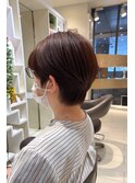 Kの春シナモンカラー×ベリーショート