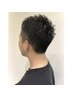 【MEN"S】メンズカット＋眉カット＋スキャルプケア＆クリームバス