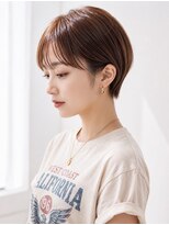ウィールールピヴォクロス(WE RULE pivot cross)&nbsp;艶感オレンジブラウン×大人コンパクトショート