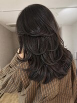 エトワ 中央店(etoi) 大分韓国かき上げレイヤーカット大人レイヤー顔まわりレイヤー