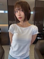 ヘアーメイク グレース 本店(HAIR MAKE GRACE)&nbsp;見えなくなりそう透明感ボブ