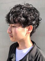 ヘアー アイス ルーチェ(HAIR ICI LUCE) スパイラルパーマ 無造作パーマ 2ブロック ストリート 黒髪