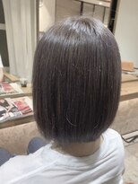 エイト 溝の口店(EIGHT)&nbsp;【EIGHT溝の口】お客様スタイル_デザインカラー切りっぱなしボブ