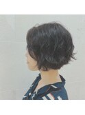 パーマスタイル。　　　【芦名沢 晴菜】