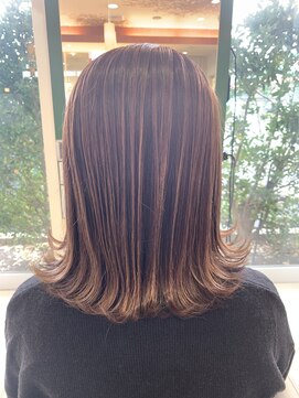 レイフィールド 光の森店 外ハネ＋ハイライト【レイフィールド光の森 大石 】