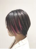 インナーカラー ピンク