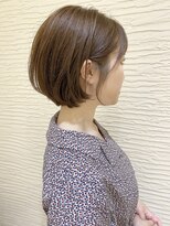 モリオ フロム ロンドン サッポロファクトリー店(morio FROM LONDON)&nbsp;【morio】札幌ボブ　秋冬大人ベージュボブ