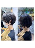 【30代40代】横顔美人な絶壁解消ショートパーマ「永田カズヤ」