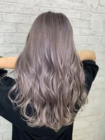 ベイショア(Bay Shore NY)&nbsp;ラベンダーカラースモーキーベージュシルキーベージュ透け感