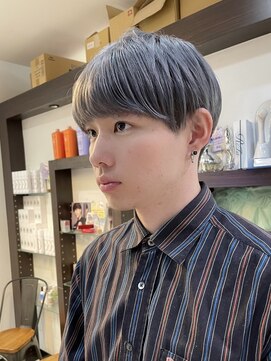 ゼストソエル(ZEST soell) 【ZEST soell　佐藤亘】シルバーアッシュ×コンパクトマッシュ