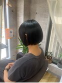 黒髪×ミニボブ 40 50代おすすめ 伊丹