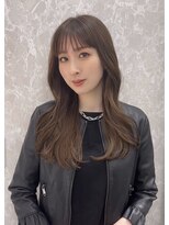 ハイバレーヘアーメゾン(HIGH VALLEY HAIRMAISON)&nbsp;韓国レイヤー顔周りカット小顔カット艶髪ブラウンカラー