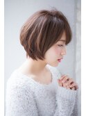 【joemi】大人ガーリーチョコレートナチュラルショート(小倉太郎