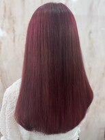 ラビス(Lovis)&nbsp;ハッシュカット/フルバング/似合わせカット/レッドブラウン