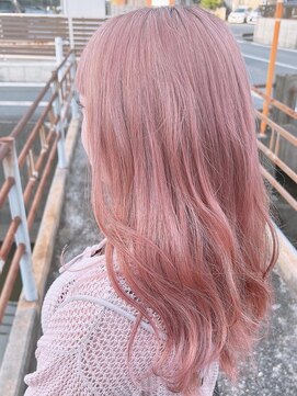 ヘアショップ ホップエム(HAIR SHOP HOP M) ロング/ピンク